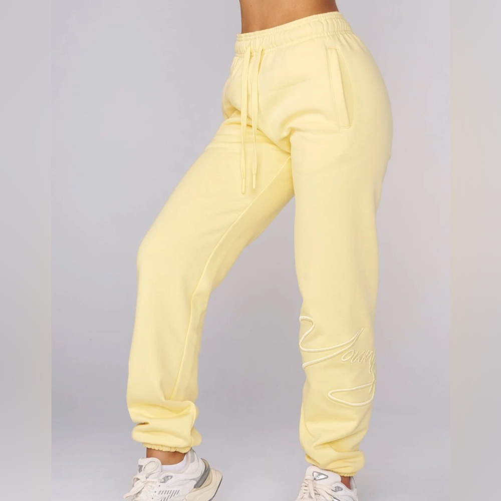 YoungLA Signature Yellow Jogger Pants XS